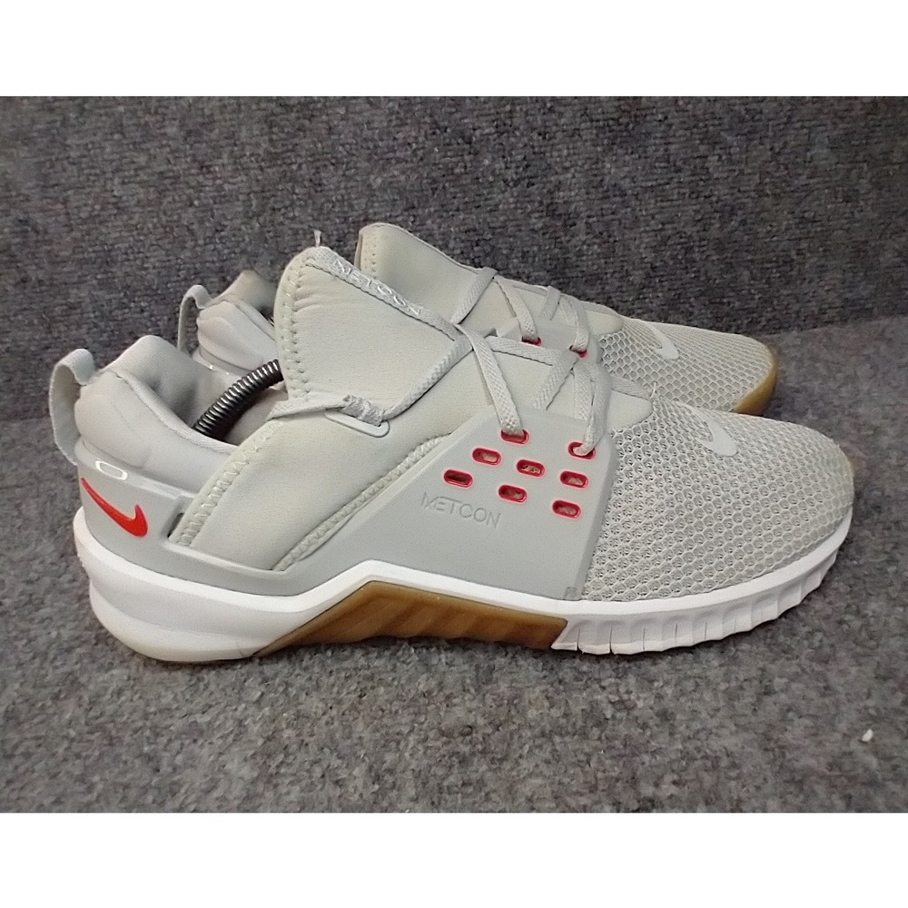 Nike Free Metcon 2 Men Size 11 Grey Red Gum AQ8306-061 Training Shoes